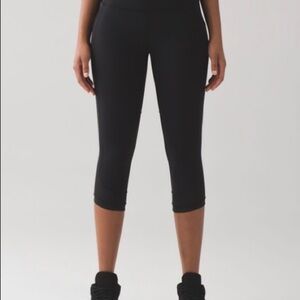 Lululemon Black Fit Physique Mesh Crop (19") Pants